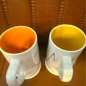 Set of CERVEZA & VIVA LA FIESTA beer steins